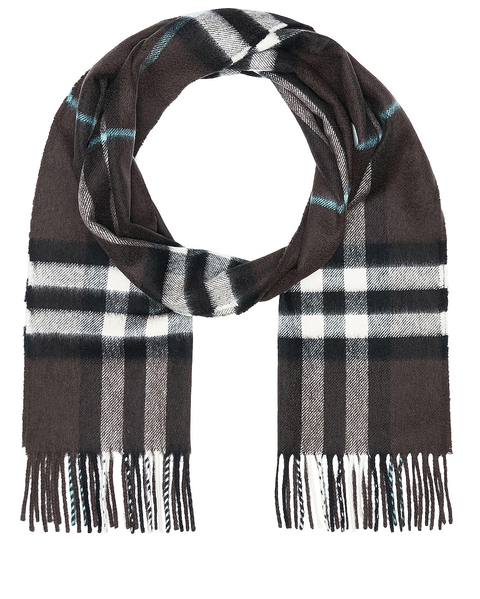Image 1 of Burberry Giant Check Scarf in Otter
