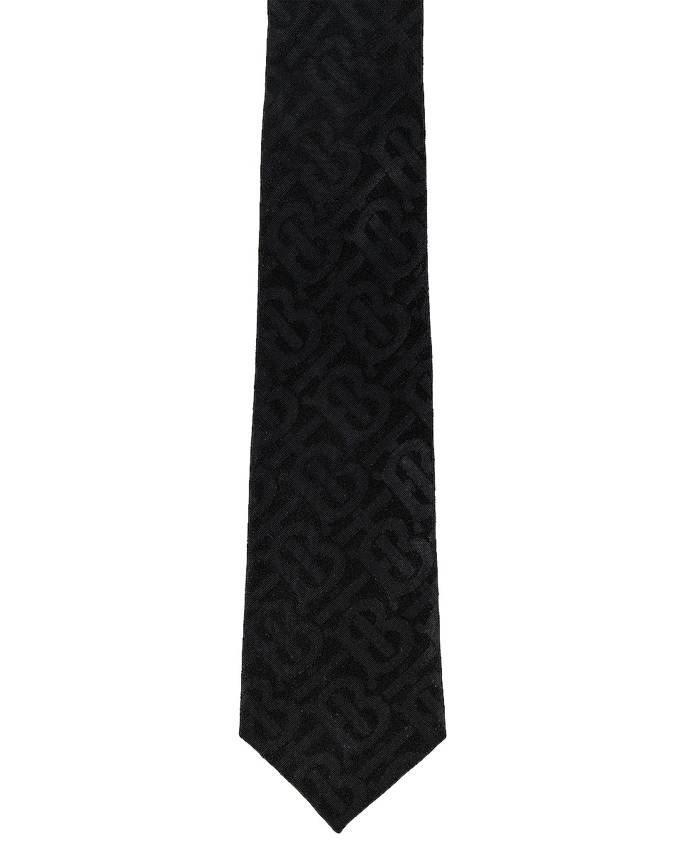 Image 1 of Burberry Manston Tie in Black