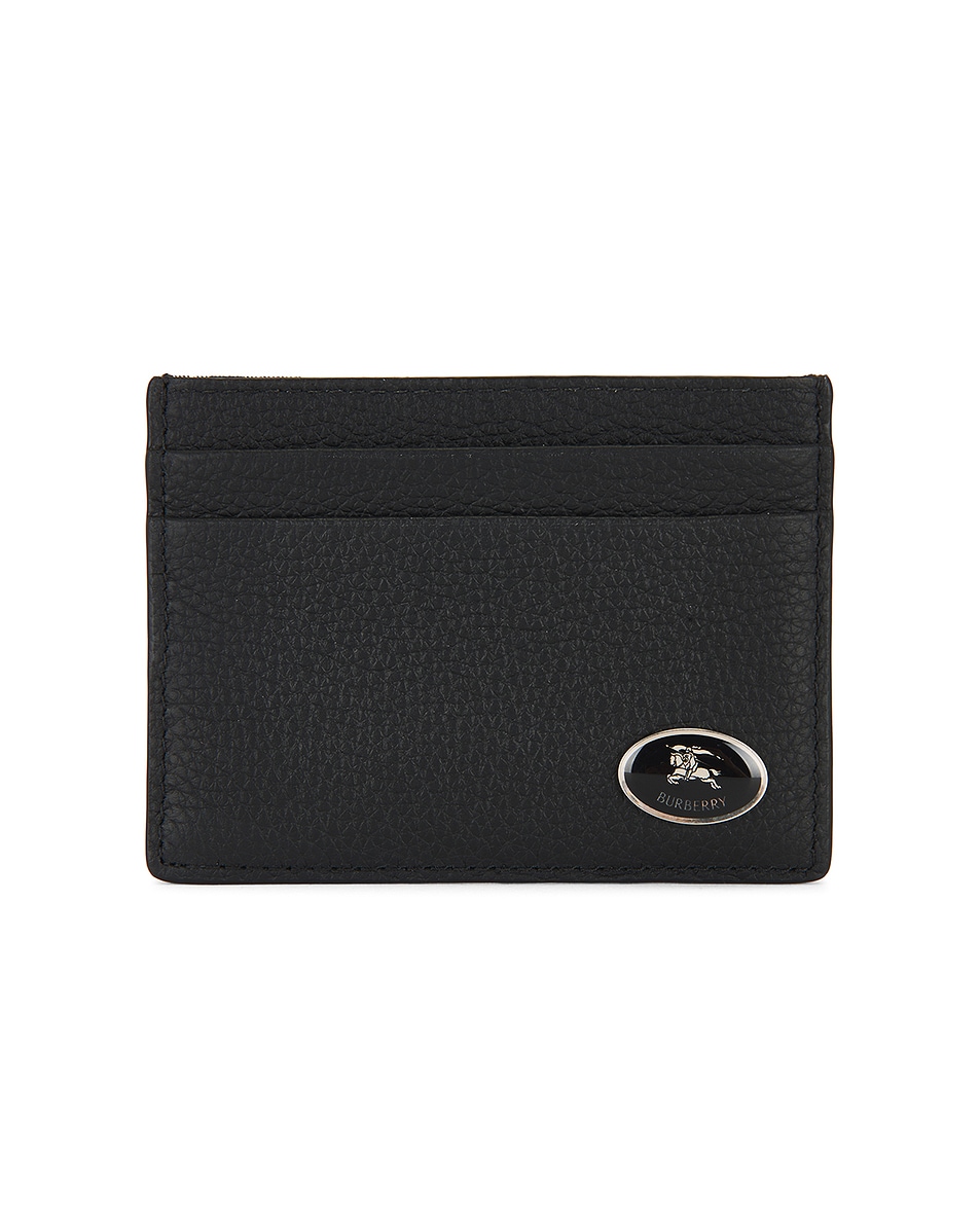 Image 1 of Burberry Sandon Cotswolds Cardholder in Black