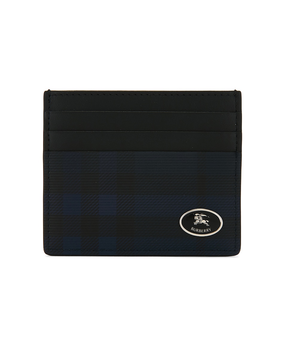 Image 1 of Burberry Sandon Cardholder in Navy