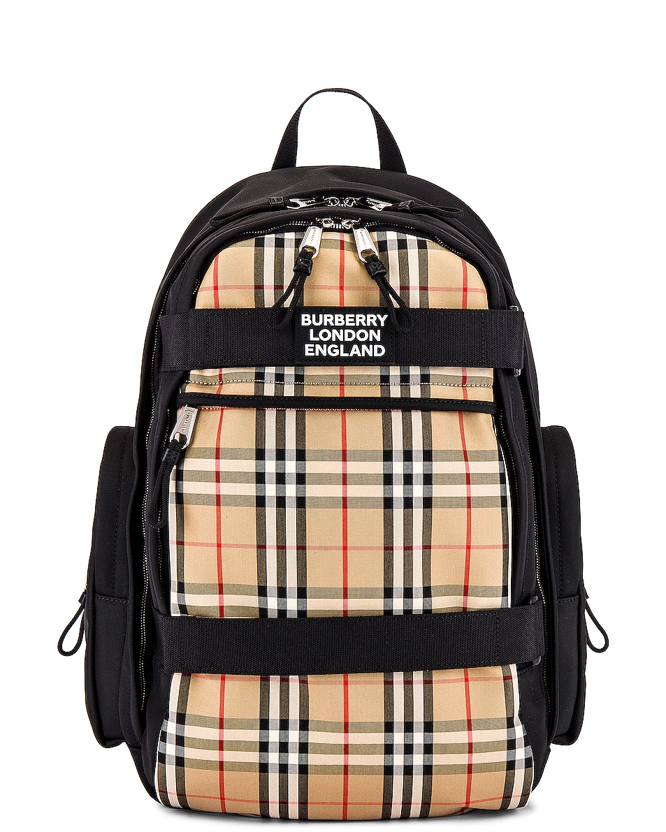 Image 1 of Burberry Large Cooper Backpack in Archive Beige