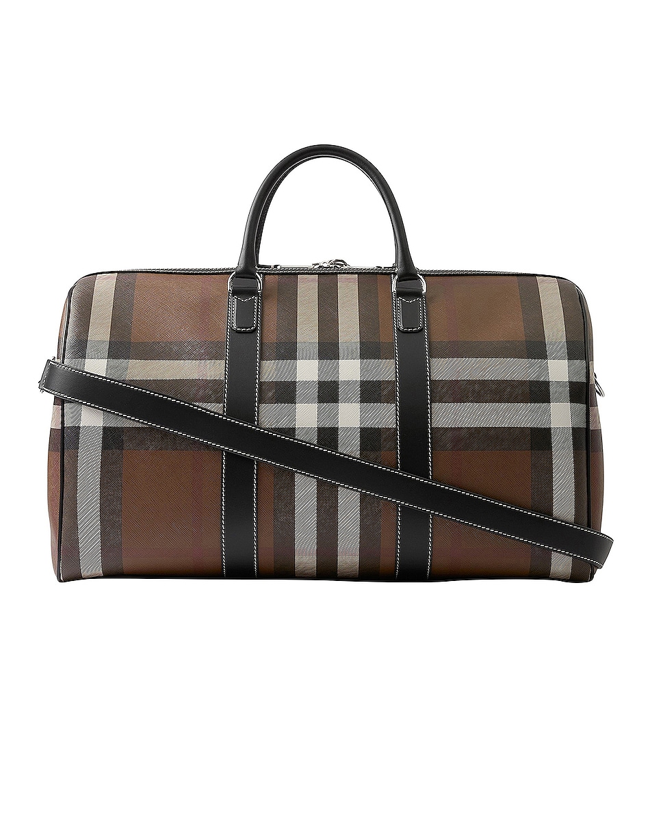 Image 1 of Burberry Giant Check Bag in Dark Birch Brown