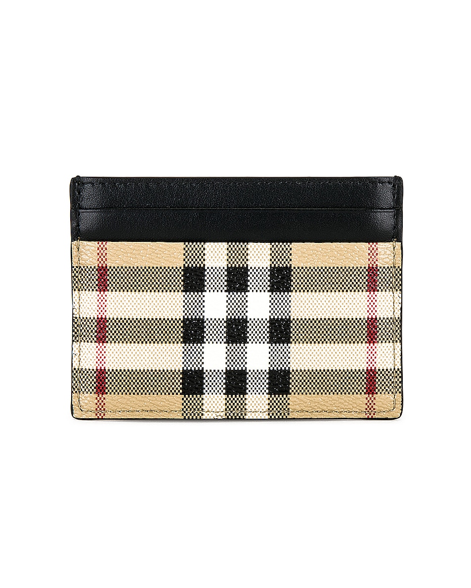 Image 1 of Burberry Cardholder in Archive Beige