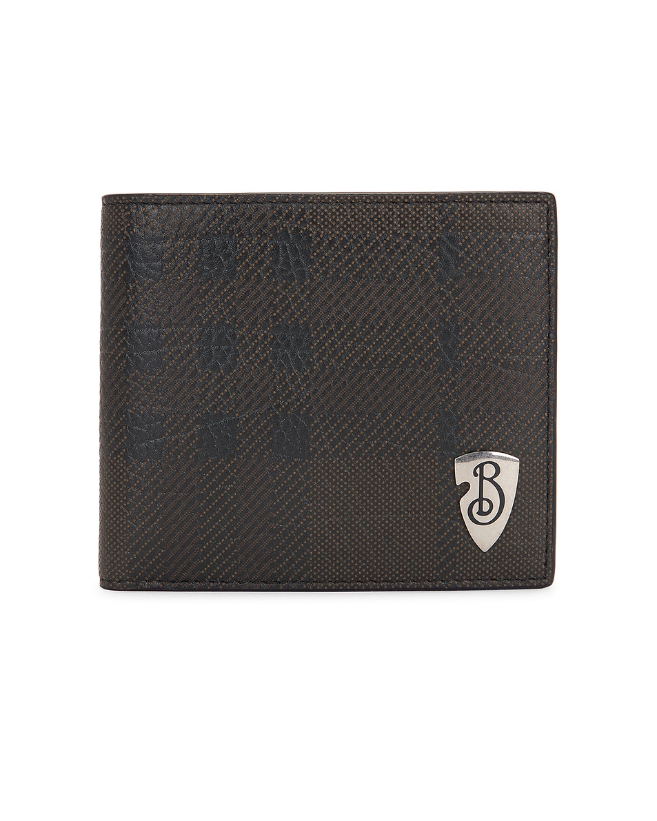 Image 1 of Burberry Bi Fold Wallet in Slate