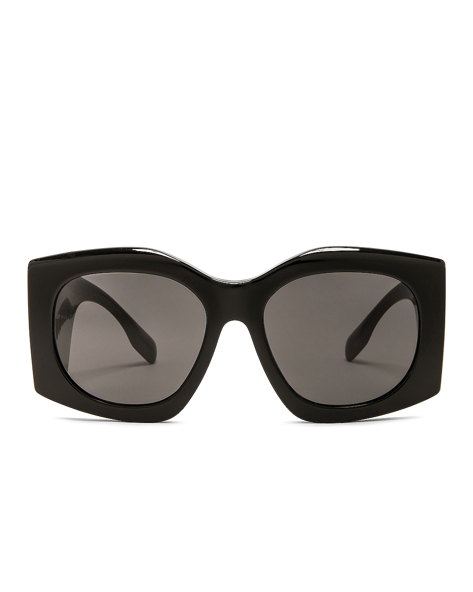 Image 1 of Burberry Madeline Sunglasses in Black