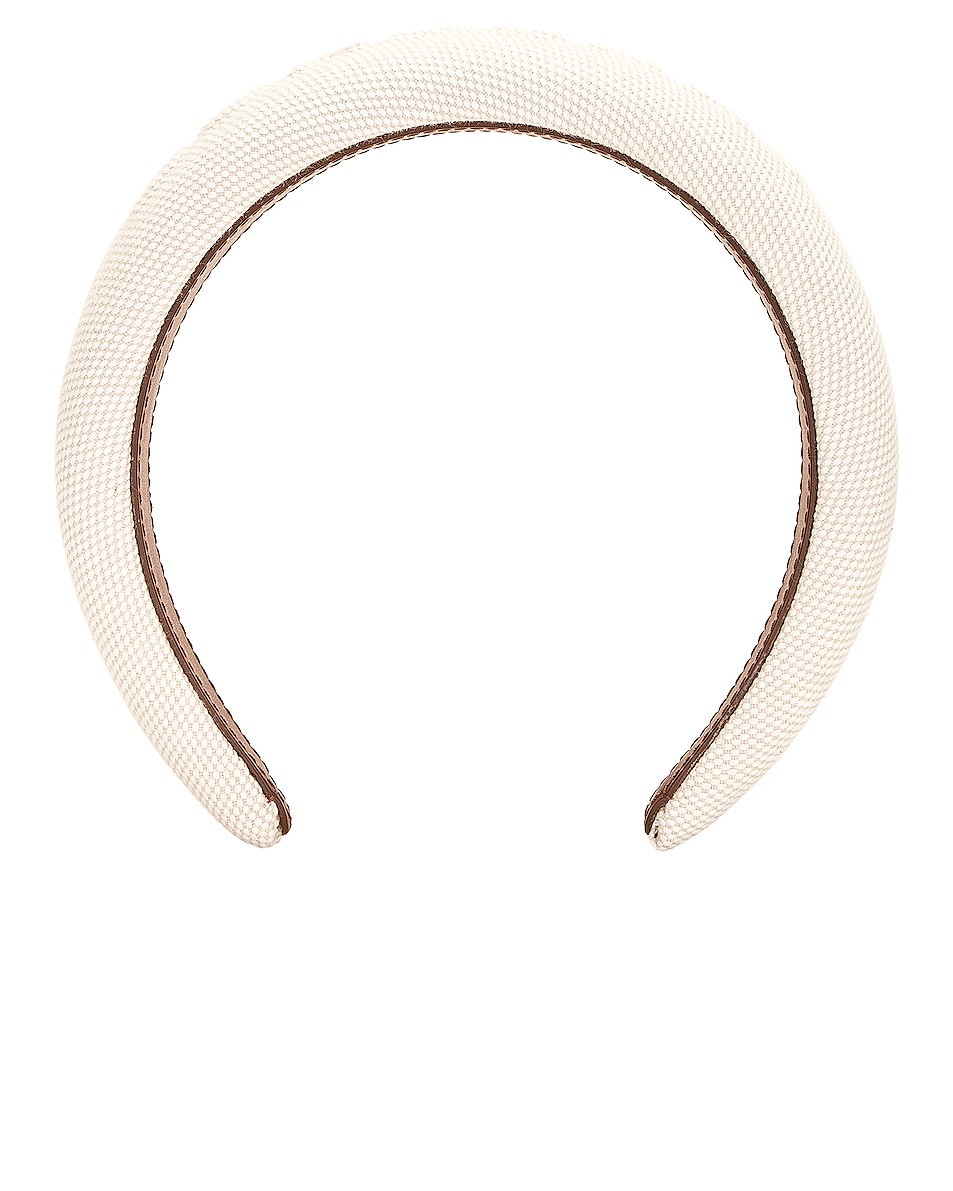 Image 1 of Burberry Logo Headband in Natural