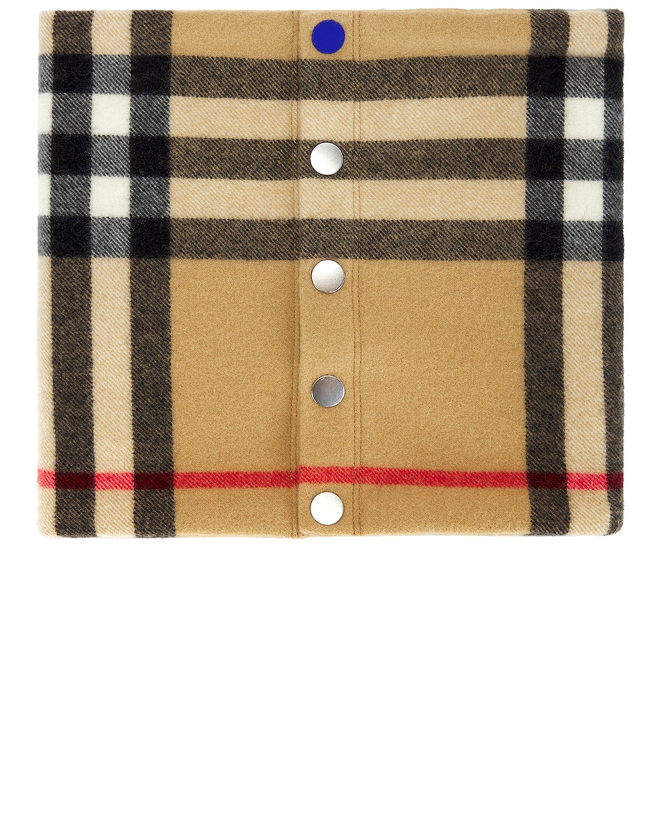 Image 1 of Burberry Washed Snood in Archive Beige