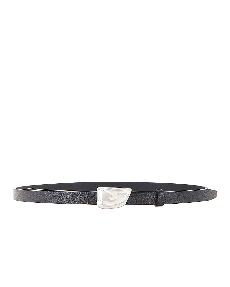 Image 1 of Burberry Shield Belt in Black