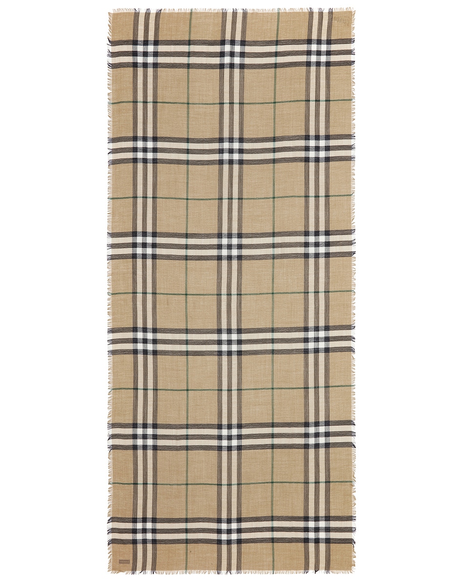 Image 1 of Burberry Wool Scarf in Linden