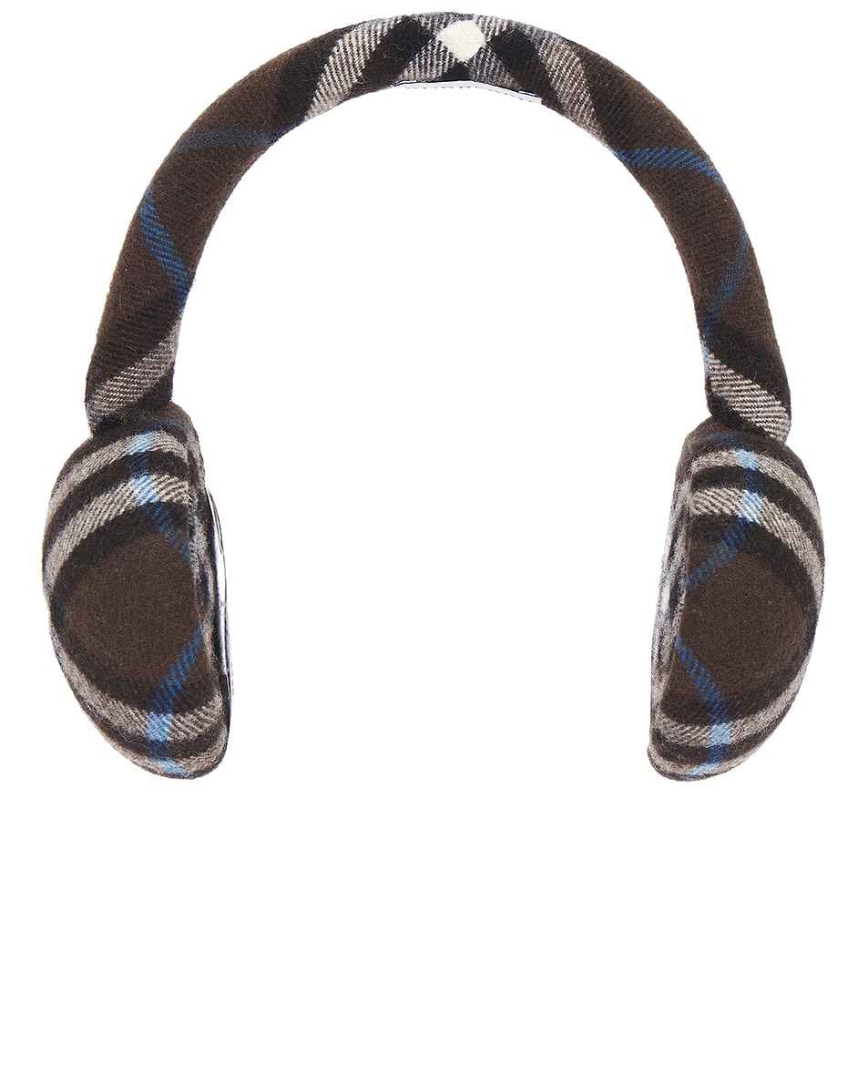 Image 1 of Burberry Check Earmuffs in Snug IP Check