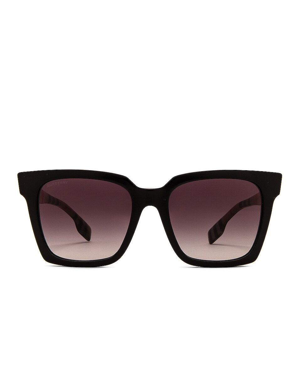 Image 1 of Burberry Maple Sunglasses in Black