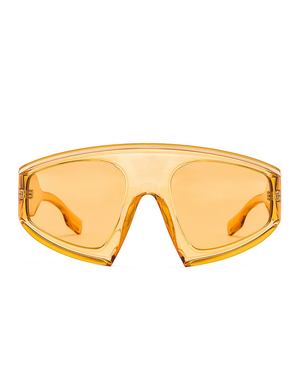 Image 1 of Burberry Brooke Sunglasses in Transparent Orange