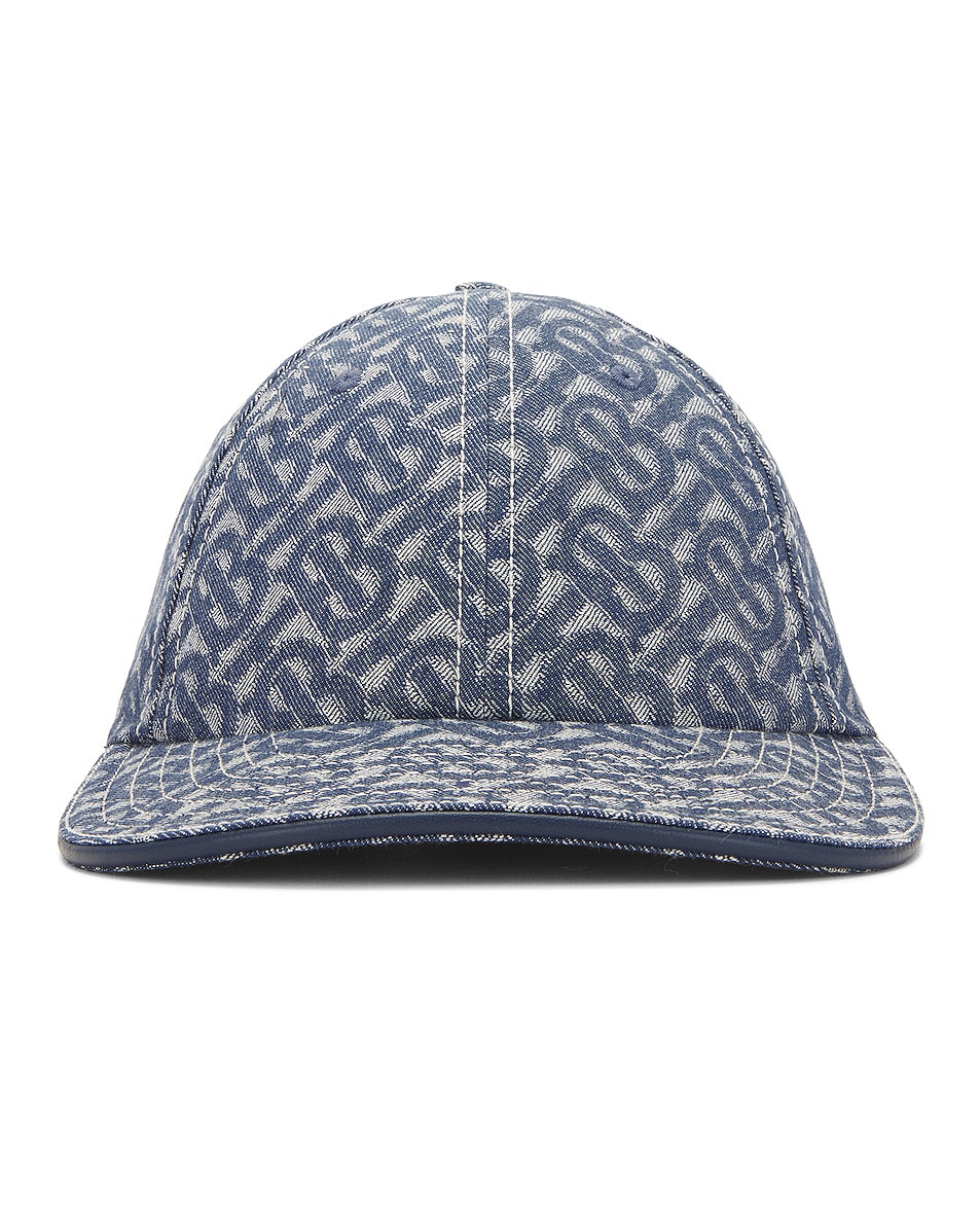 Image 1 of Burberry Denim Hat in Denim Blue