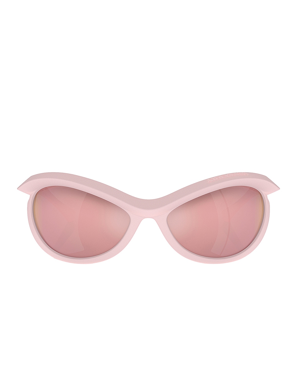 Image 1 of Burberry Oval Sunglasses in Pink