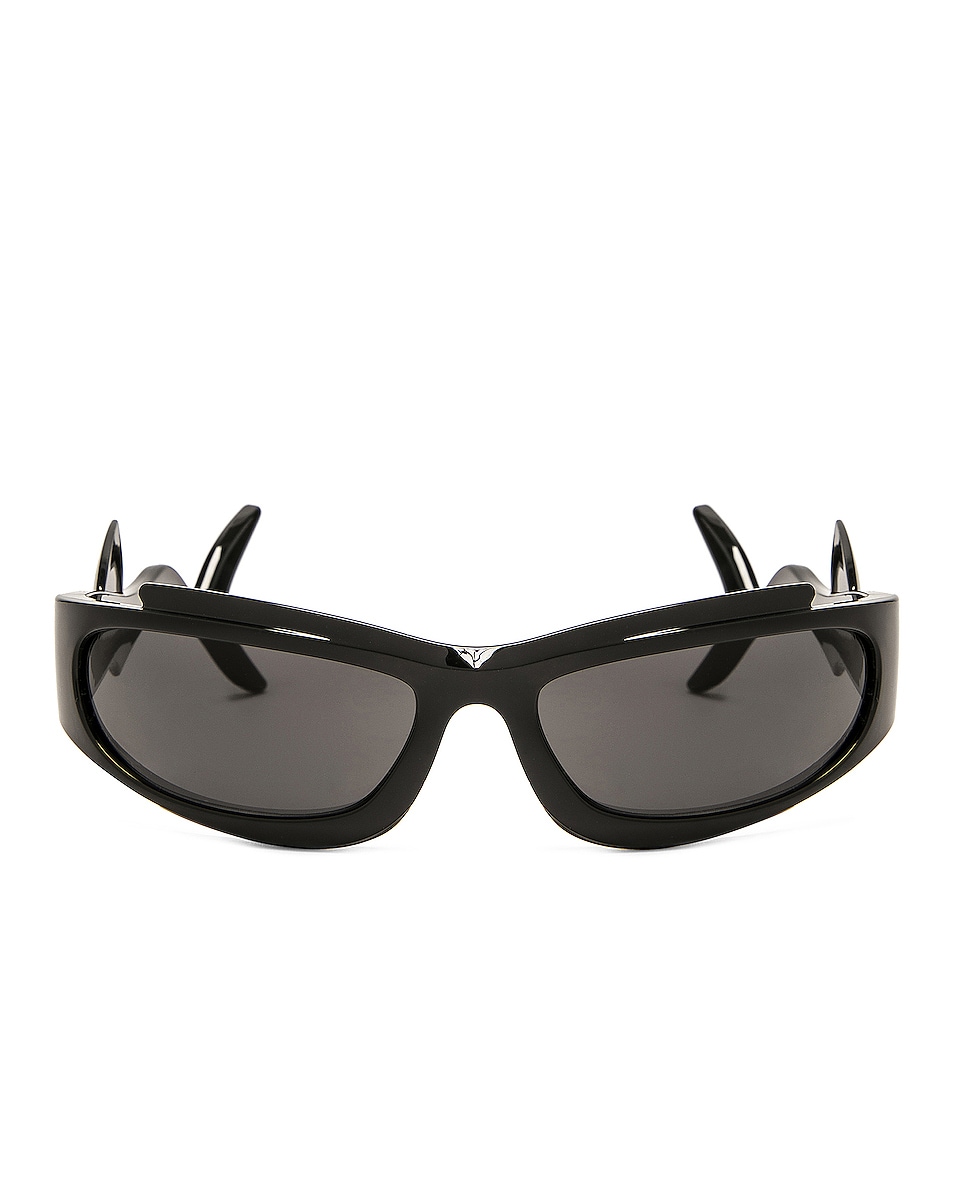 Image 1 of Burberry Wave Sunglasses in Black
