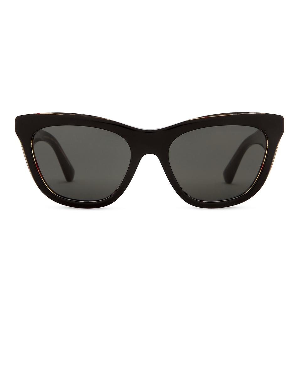 Image 1 of Burberry Square Sunglasses in Black