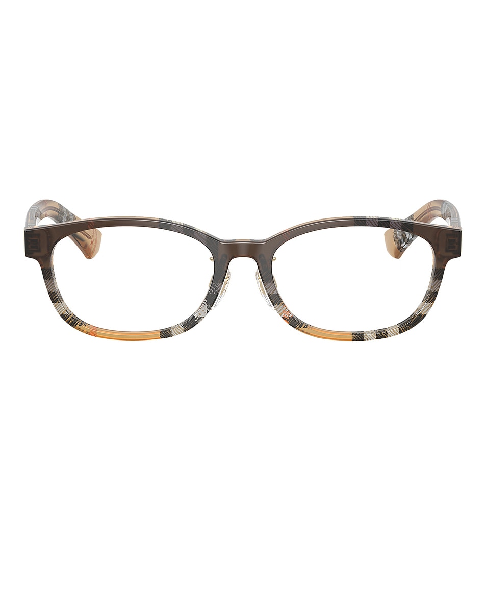 Image 1 of Burberry Rectangular Eyeglasses in Black