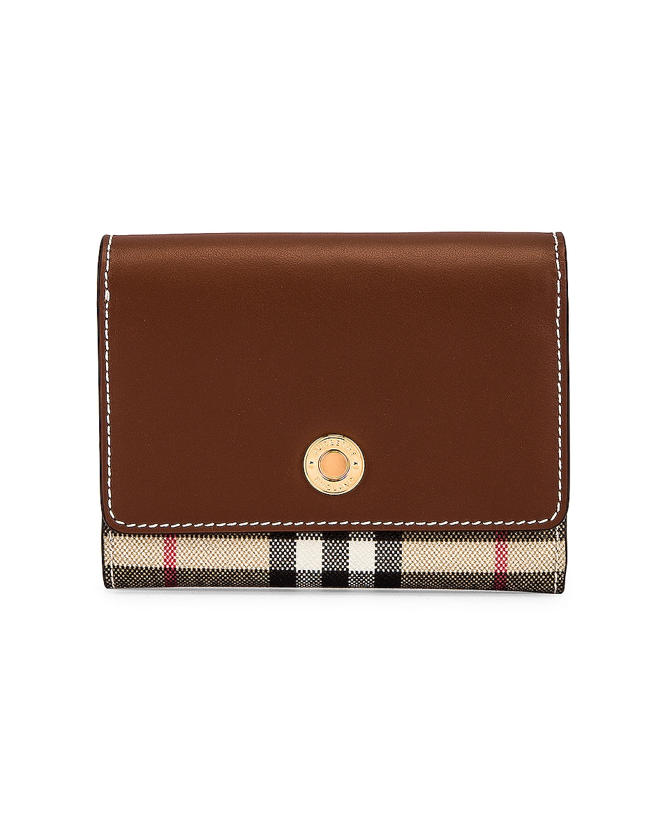 Burberry Lancaster Wallet in Tan | FWRD