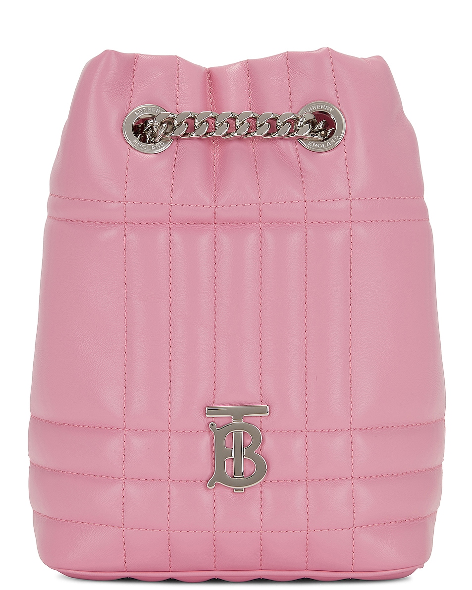 Image 1 of Burberry Lola Backpack in Primrose Pink