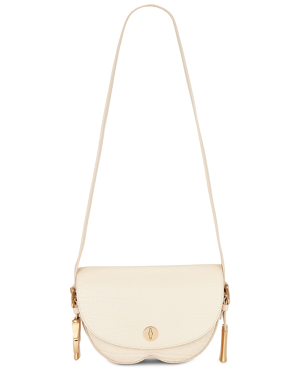 Image 1 of Burberry Small Chess Satchel Bag in Pearl