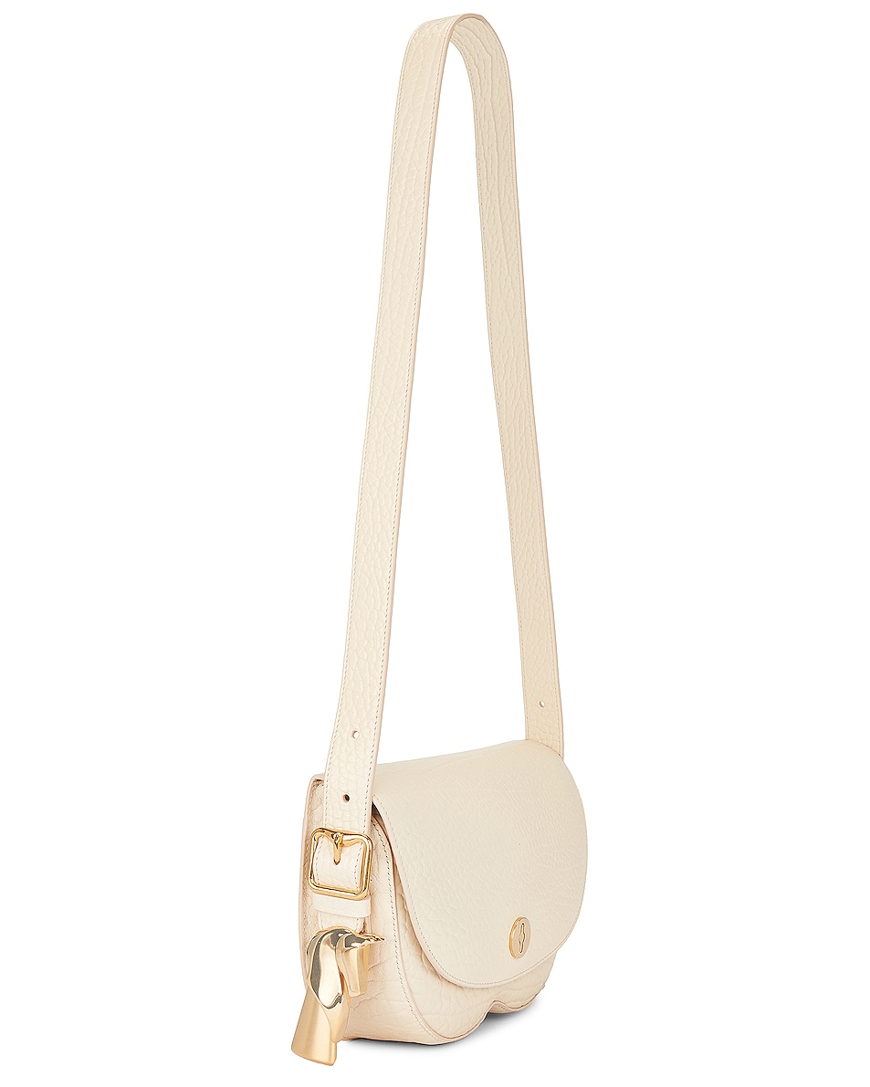 Burberry Small Chess Satchel Bag in Pearl | FWRD