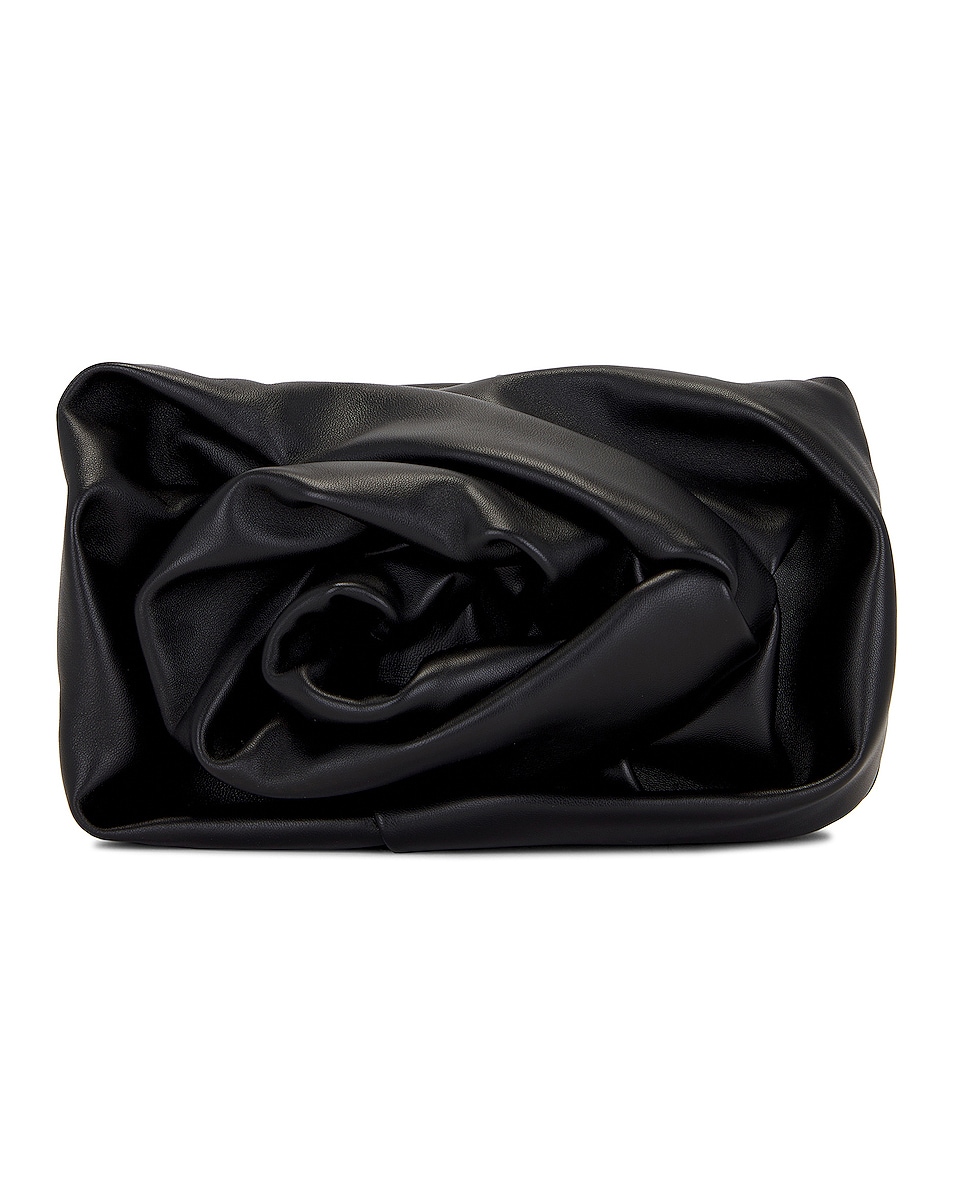 Image 1 of Burberry Rose Clutch in Black
