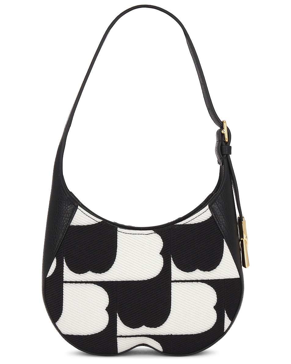 Image 1 of Burberry Chess Baguette Bag in Black