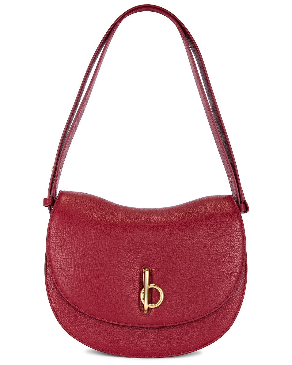 Image 1 of Burberry Medium Rocking Horse Bag in Ruby
