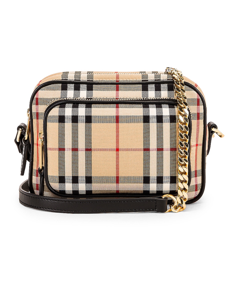 Image 1 of Burberry Small Camera Bag in Vintage Check