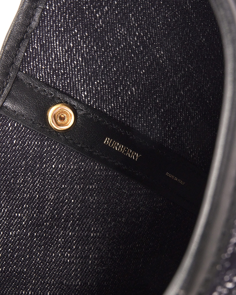 Image 6 of Burberry Small Shoulder Bag in Indigo