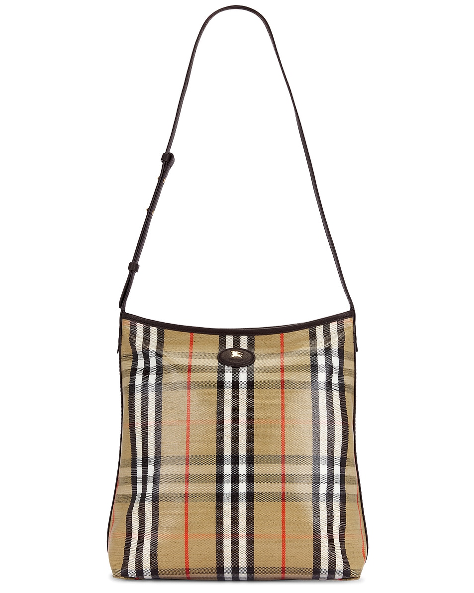 Image 1 of Burberry Highlands Shoulder Bag in Sand