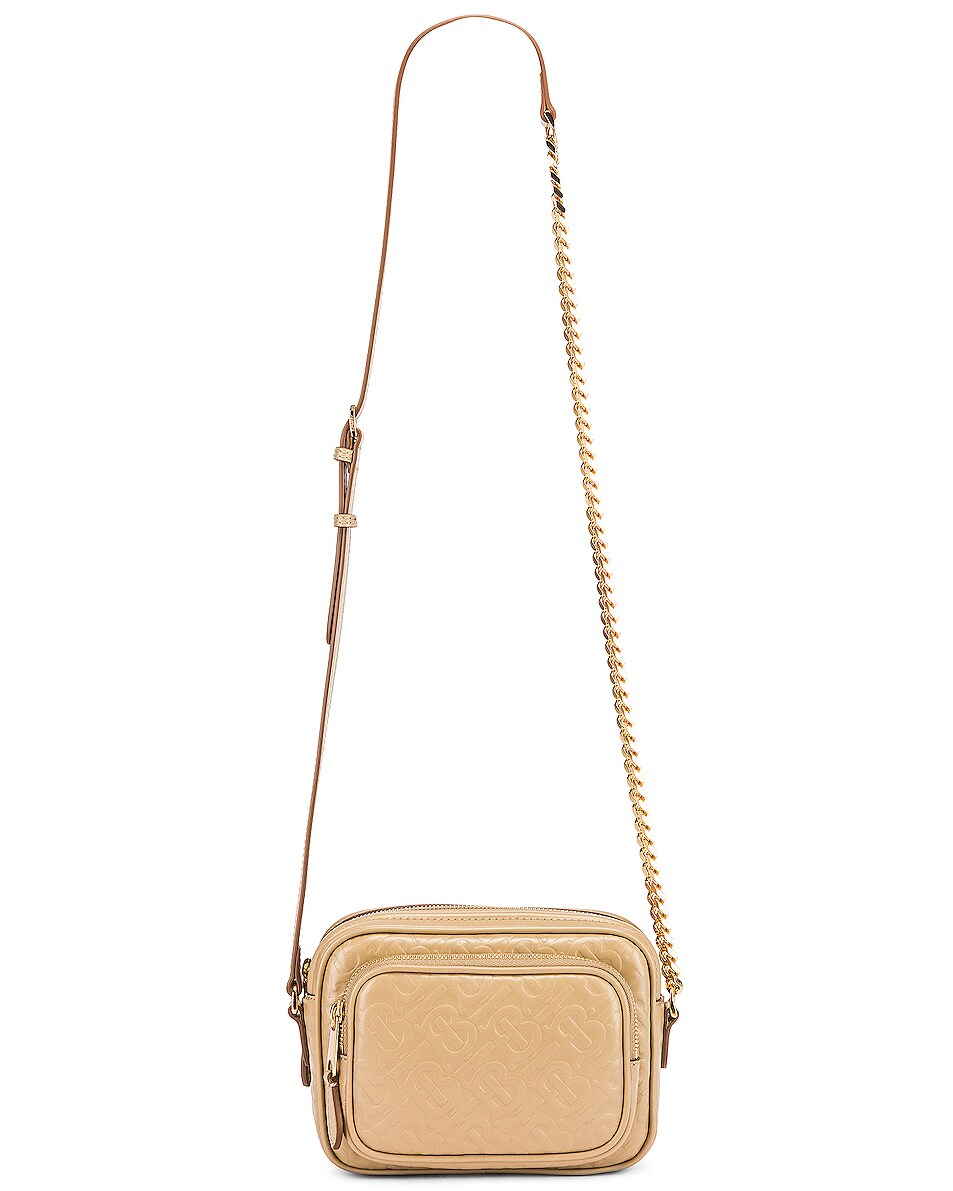 Burberry Small Monogram Camera Bag in Honey FWRD