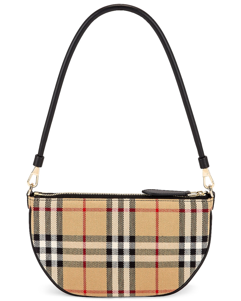 Image 1 of Burberry Olympia Pouch in Archive Beige