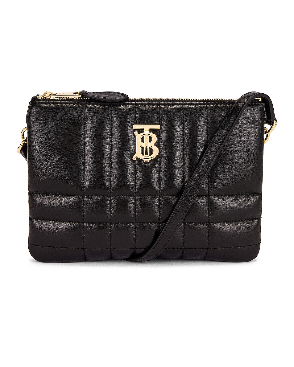 Image 1 of Burberry Lola Double Pouch Bag in Black