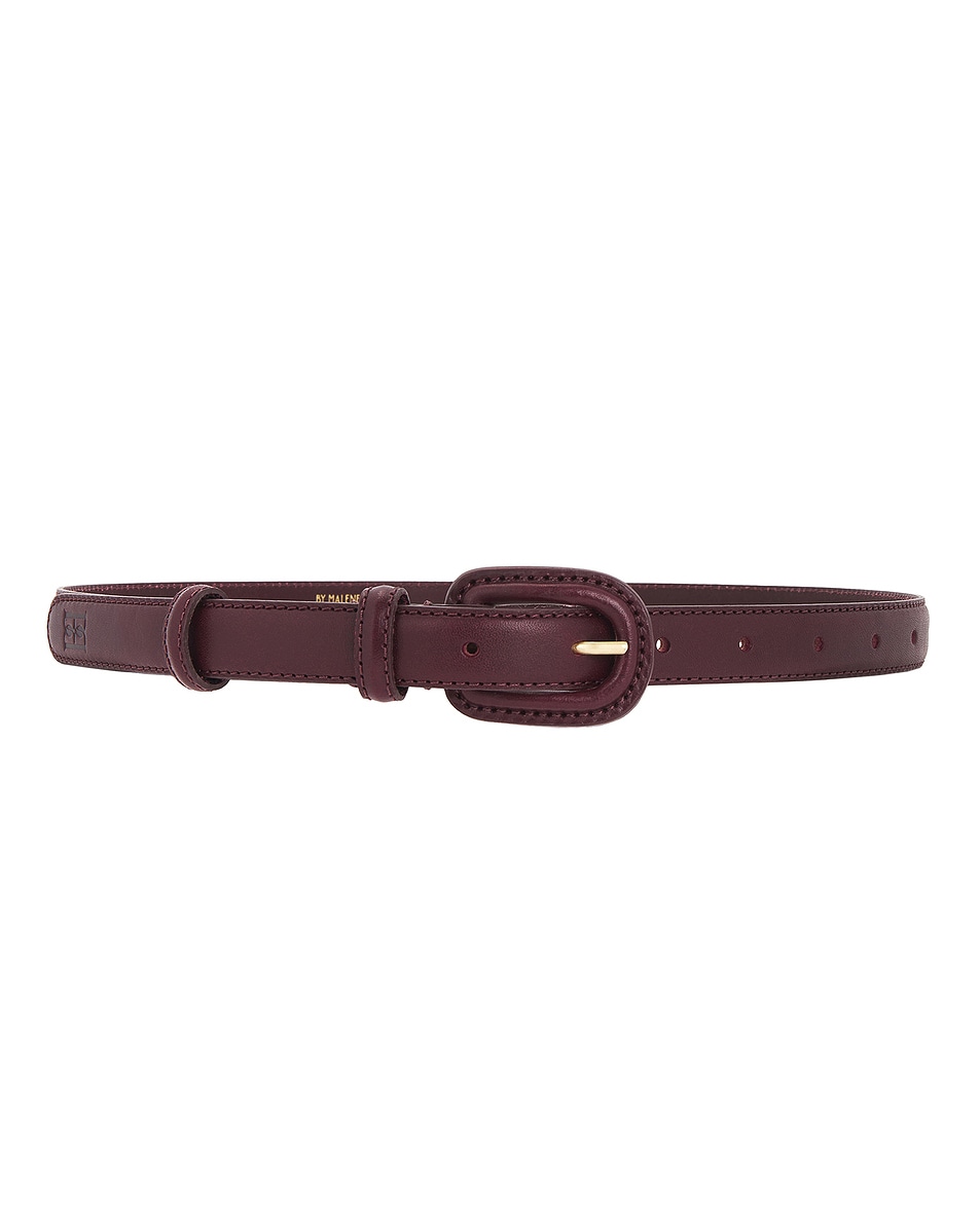 Image 1 of By Malene Birger Salio Belt in Cabernet