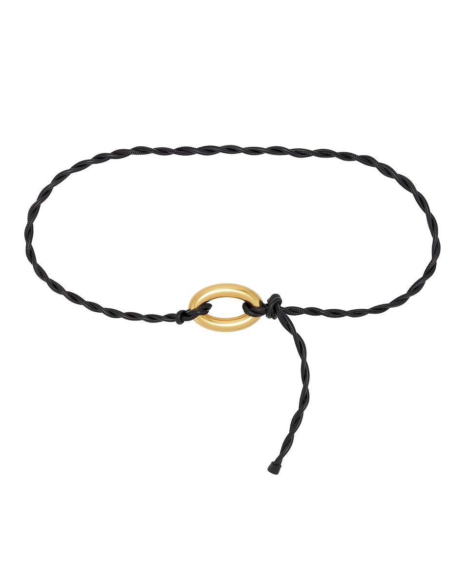 Image 1 of By Malene Birger Ova Small Belt in Black