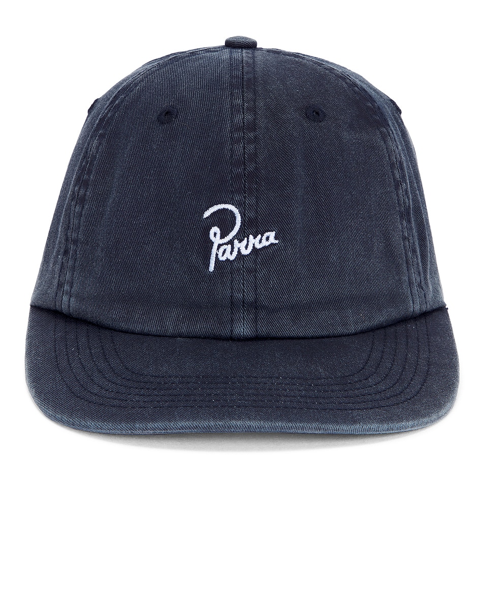 Image 1 of By Parra Signature 6 Panel Hat in Navy Blue
