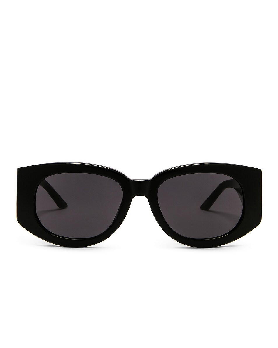 Image 1 of Casablanca Acetate Sunglasses in Black & Yellow