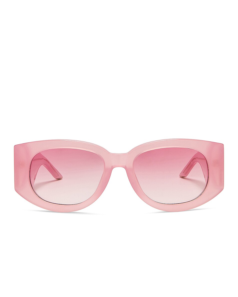 Image 1 of Casablanca Acetate Sunglasses in Pink & Gold