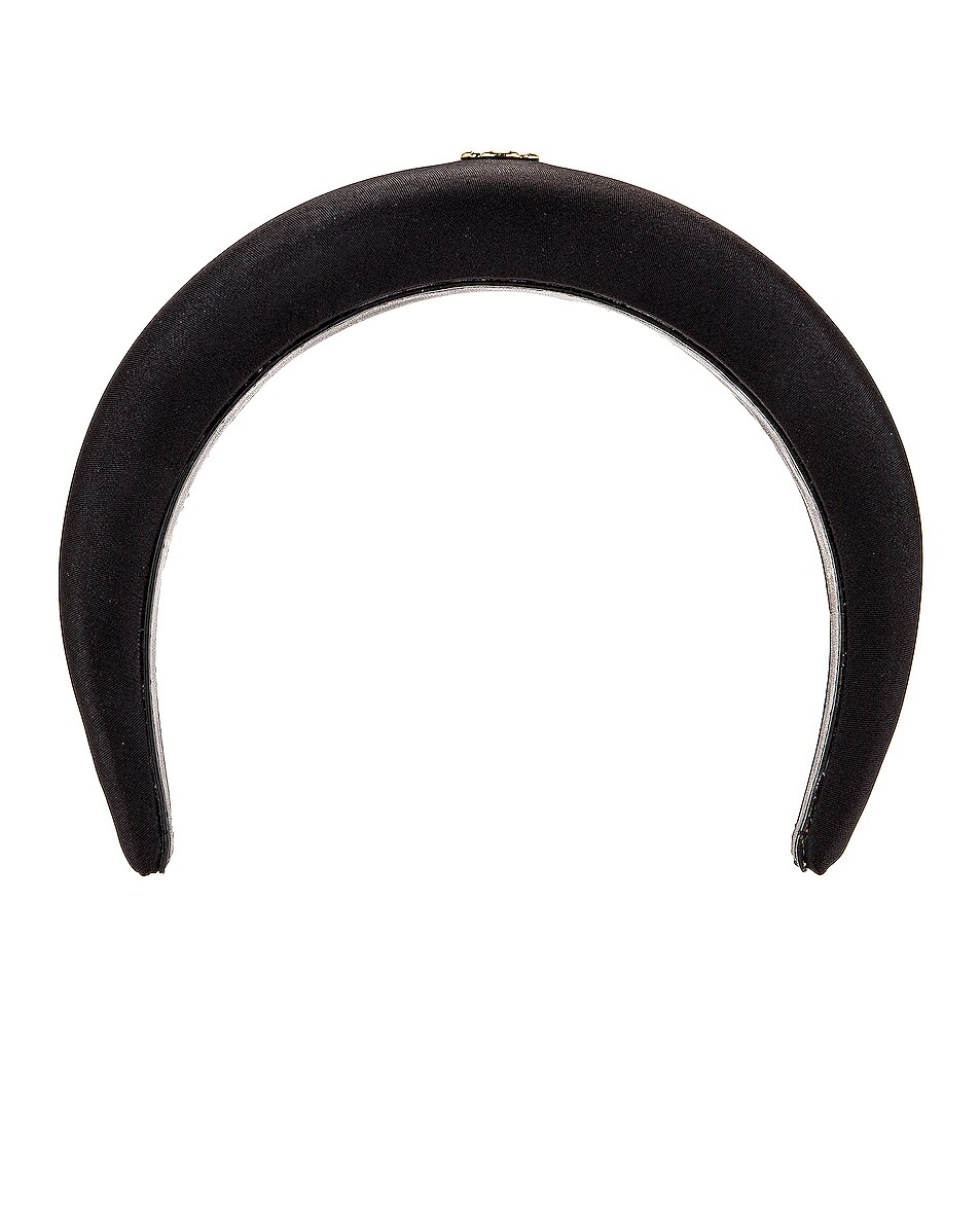 Image 1 of Casablanca Silk Headband in Black