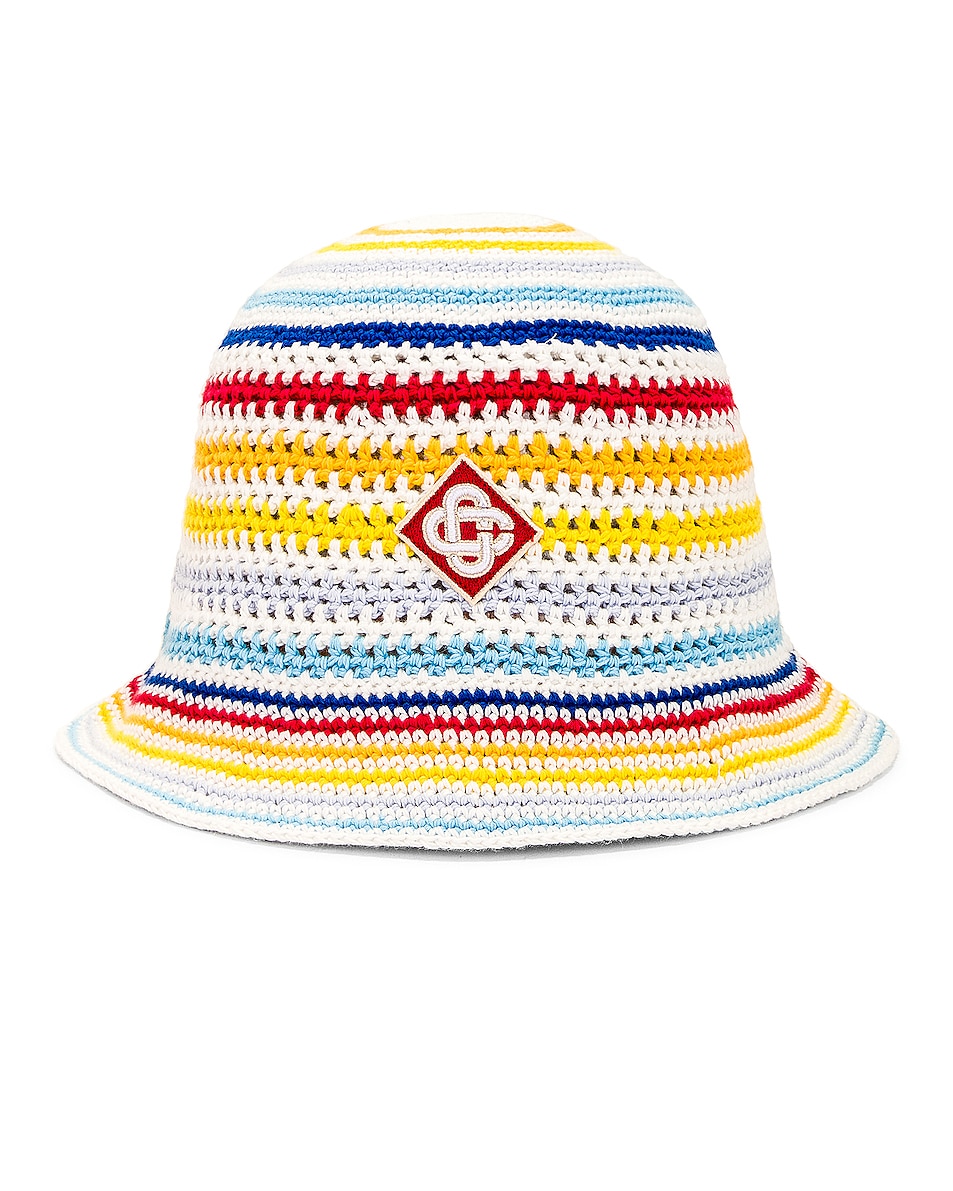 Image 1 of Casablanca Crochet Hat in Multicolor