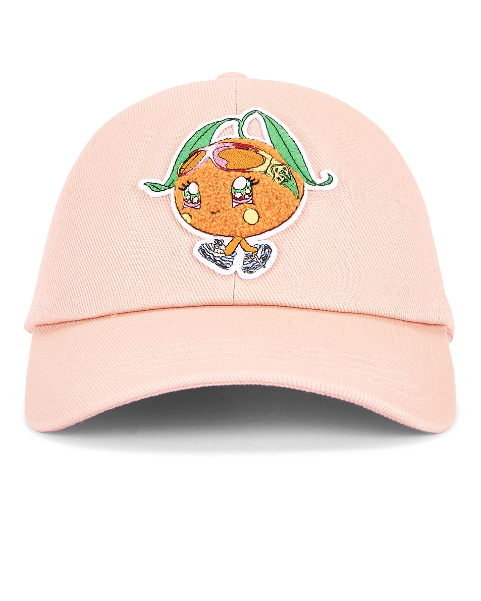 Image 1 of Casablanca Kawaii Orange Cap in Pink