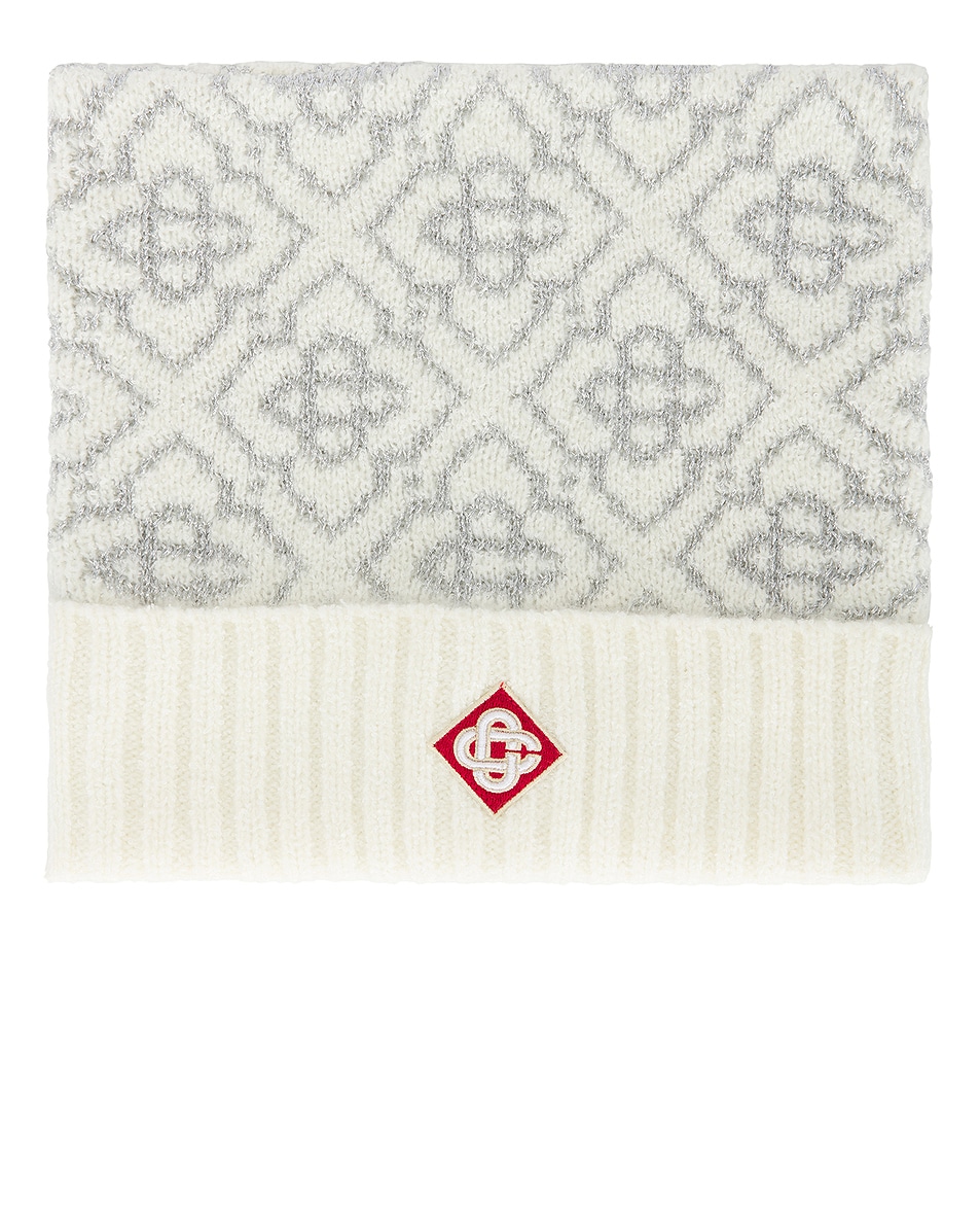 Image 1 of Casablanca Mohair Hat in White