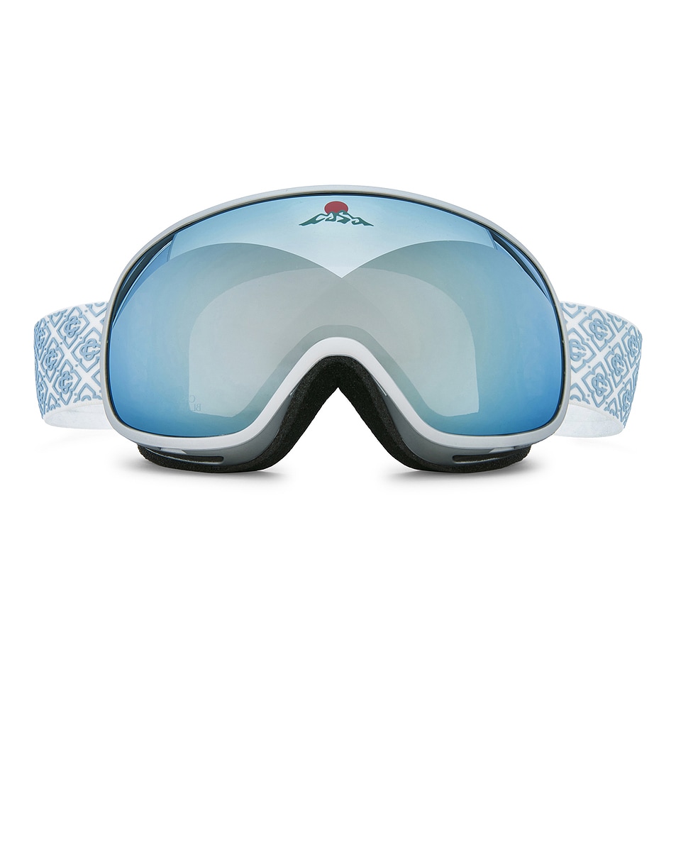 Image 1 of Casablanca Ski Goggles in Silver & White