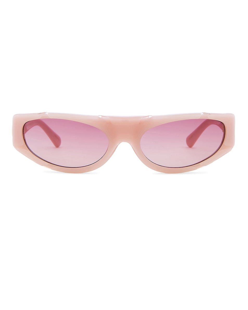 Image 1 of Casablanca Sport Frog Sunglasses in Crystal & Pink
