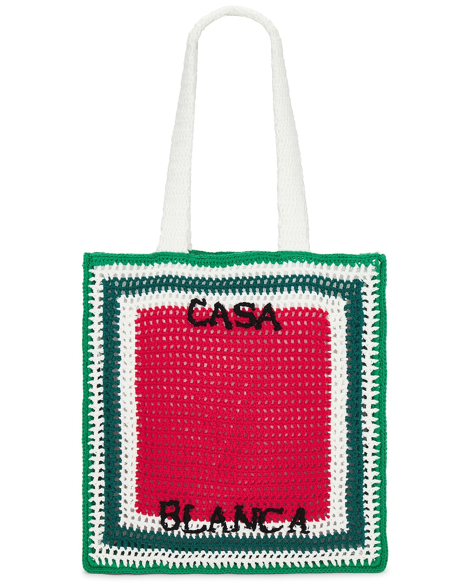 Image 1 of Casablanca Crochet Bag in Multi