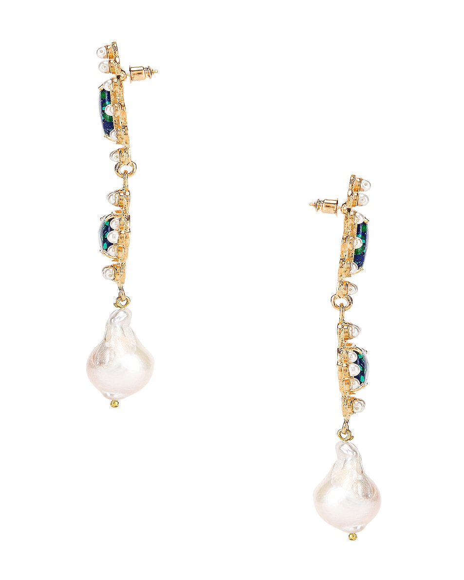 Christie Nicolaides Graciela Earrings in Amazonite FWRD