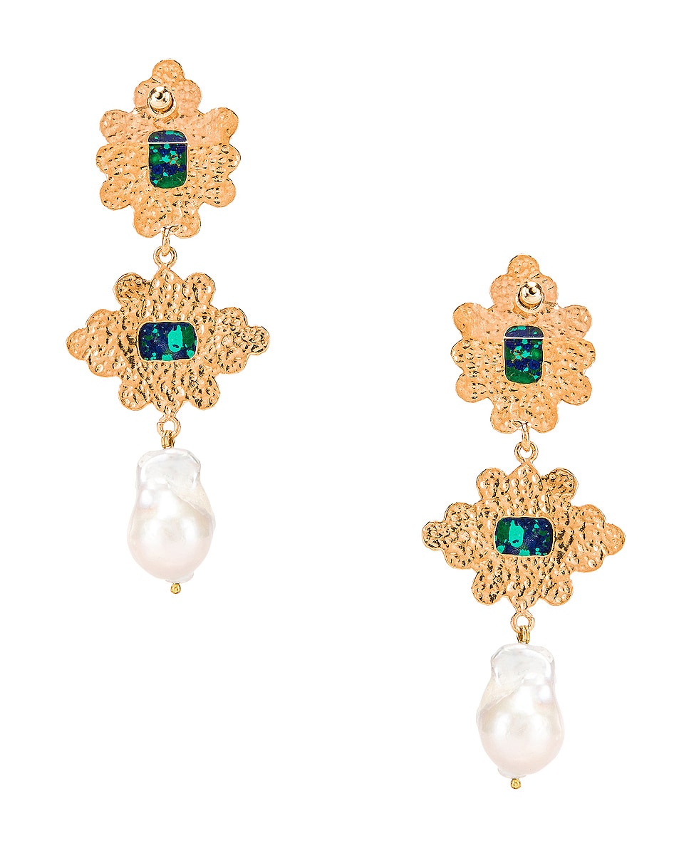 Christie Nicolaides Graciela Earrings in Amazonite FWRD