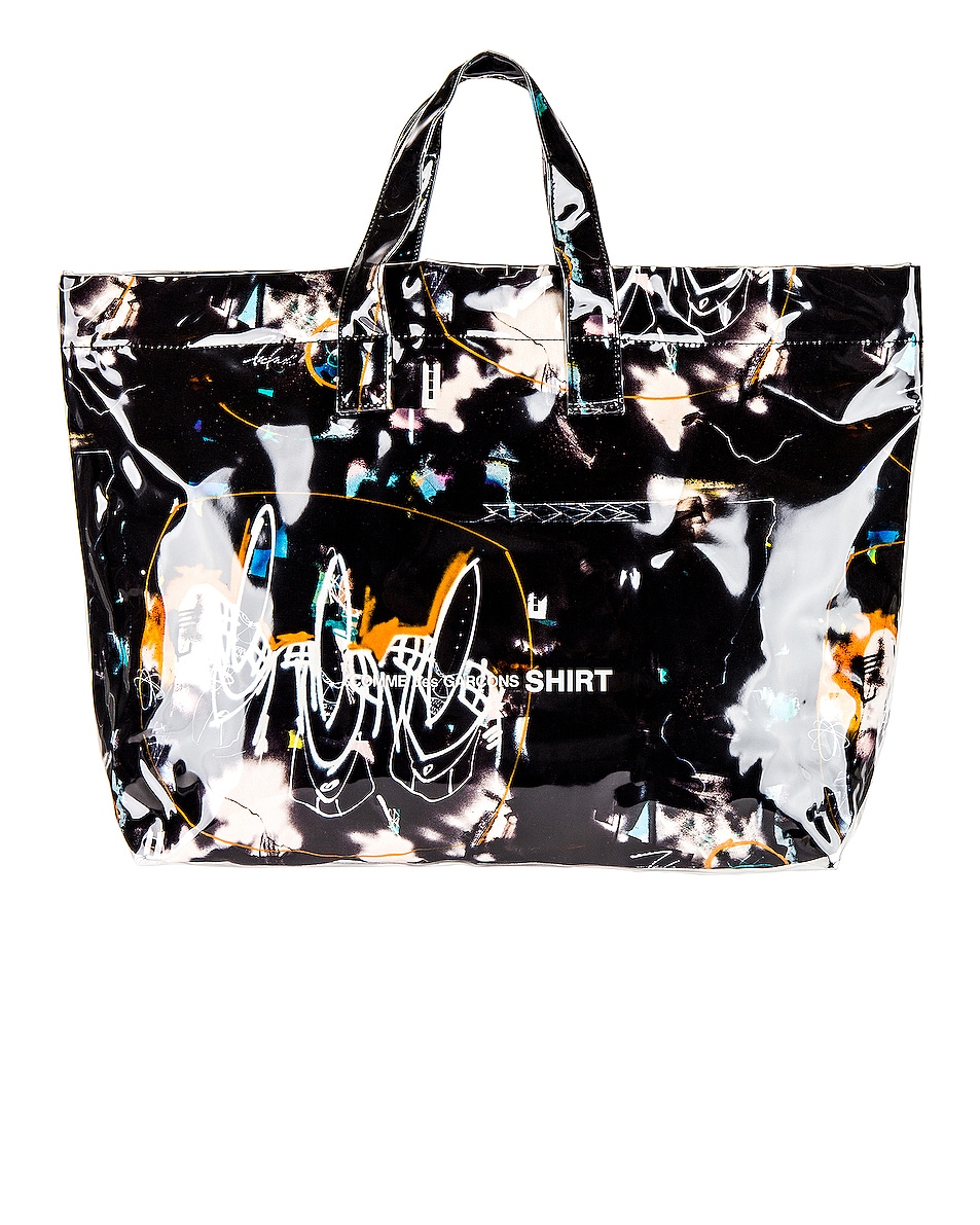 Image 1 of COMME des GARCONS SHIRT Futura Print Tote Bag in Print A