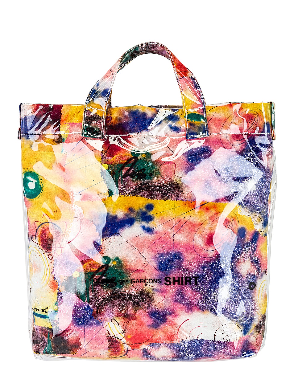Image 1 of COMME des GARCONS SHIRT Futura Print Tote Bag in Print C